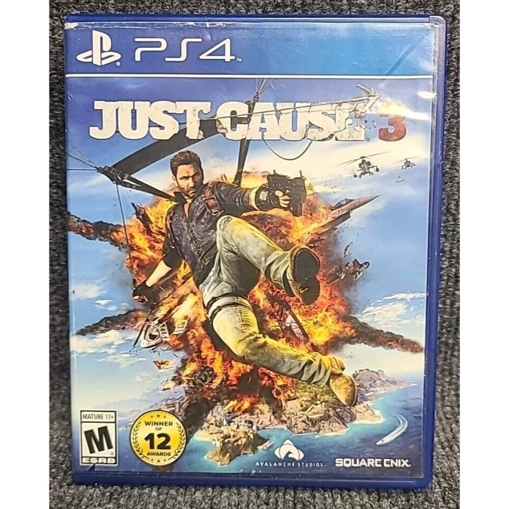 PS4 Just Cause 3 -  (Sony PlayStation 4, 2015) Video game Tested